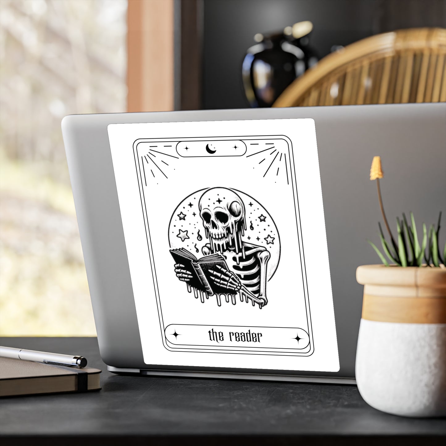 The Reader Tarot Card Decal