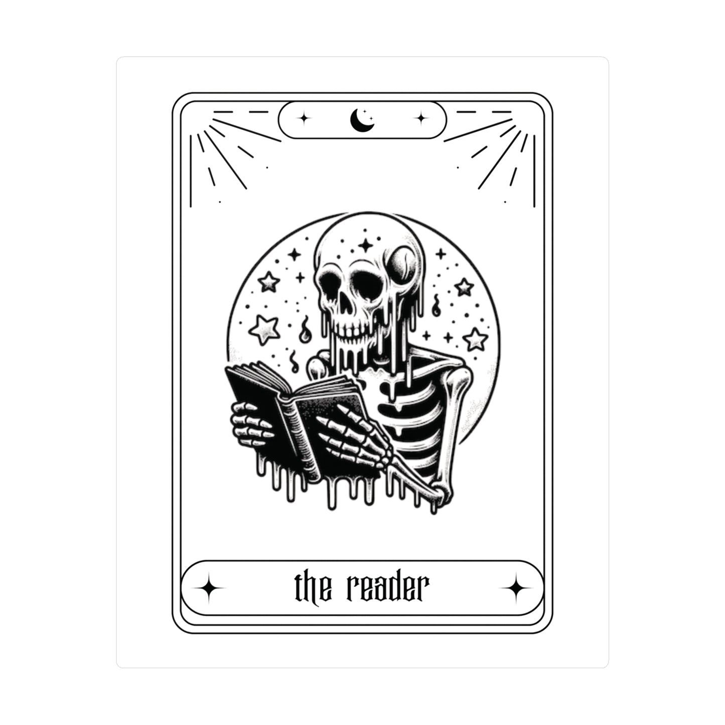 The Reader Tarot Card Decal