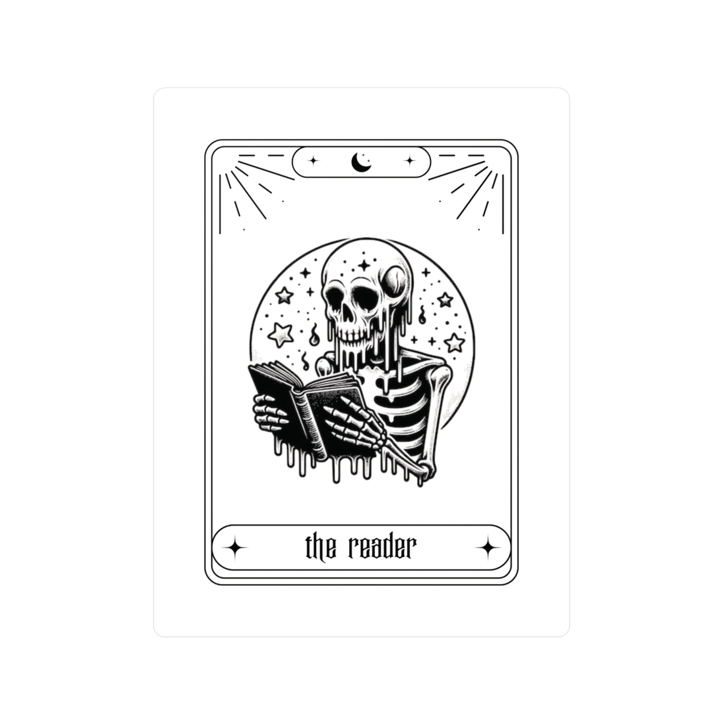 The Reader Tarot Card Decal