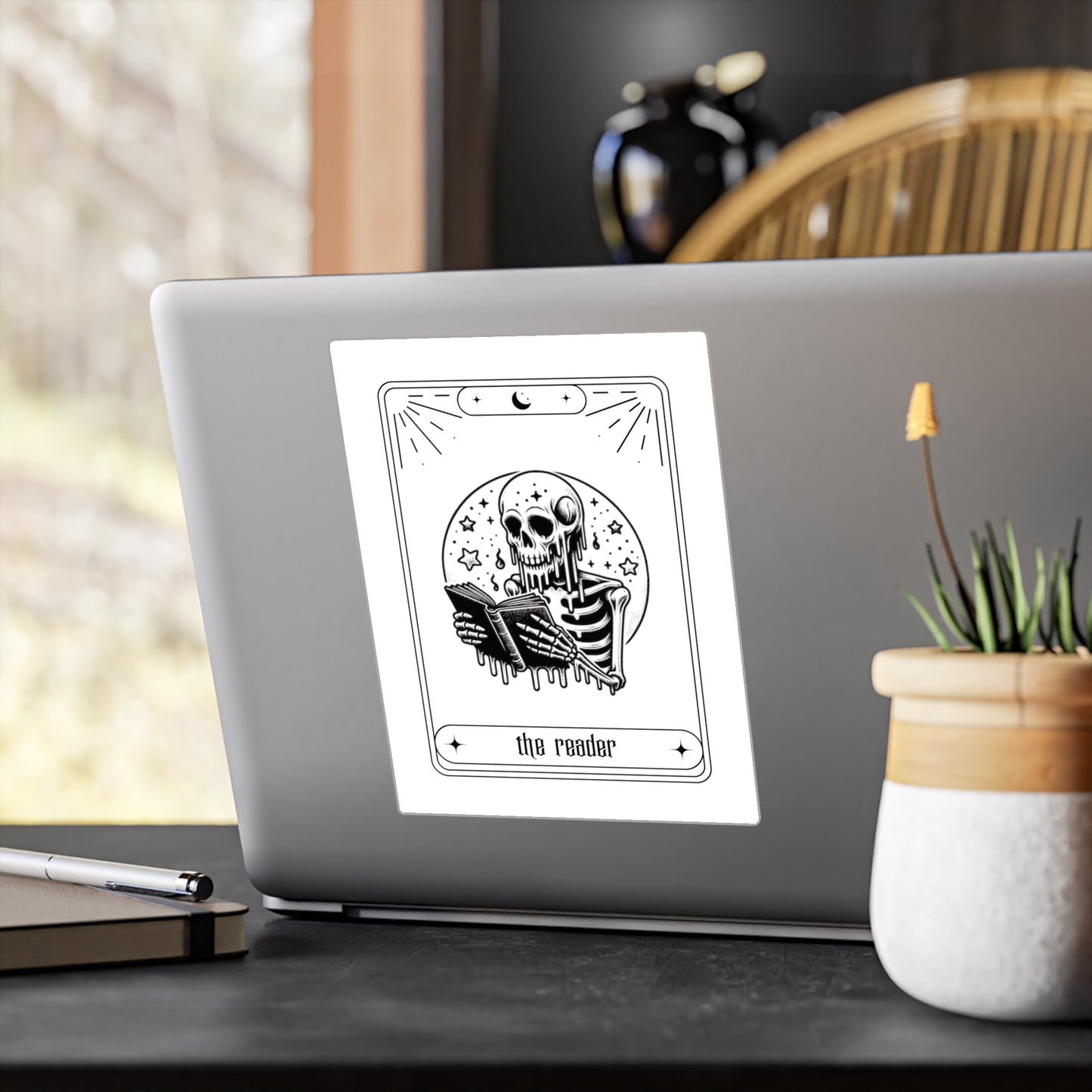 The Reader Tarot Card Decal