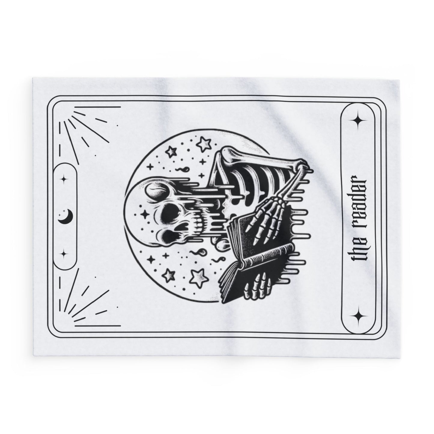 The Reader Tarot Card Blanket