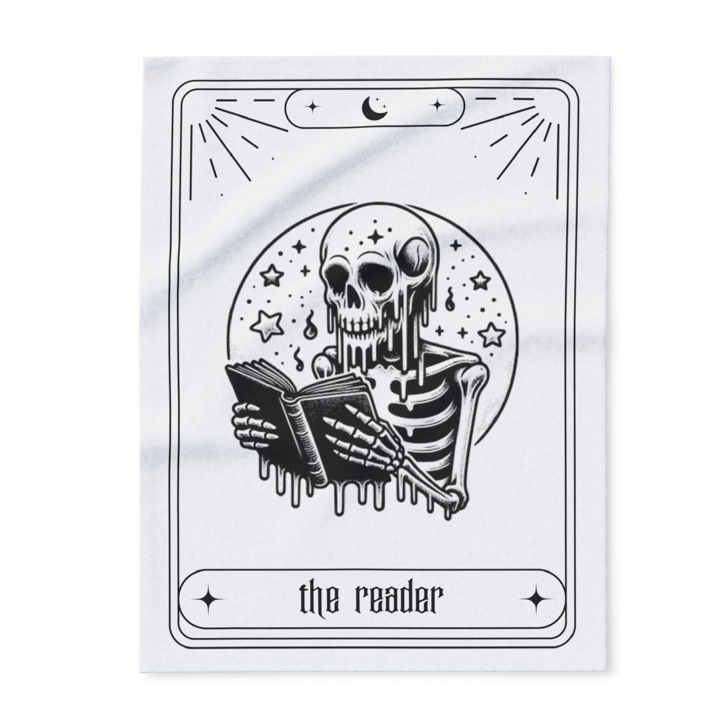The Reader Tarot Card Blanket