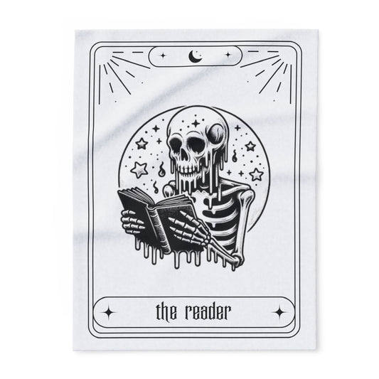 The Reader Tarot Card Blanket