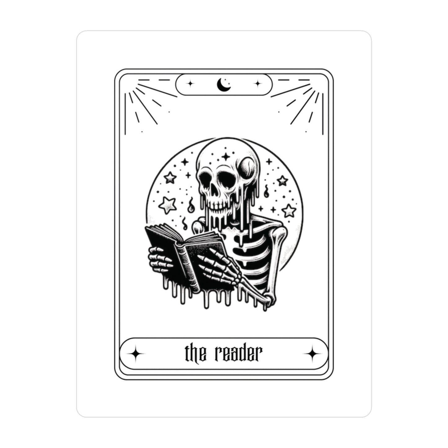 The Reader Tarot Card Decal