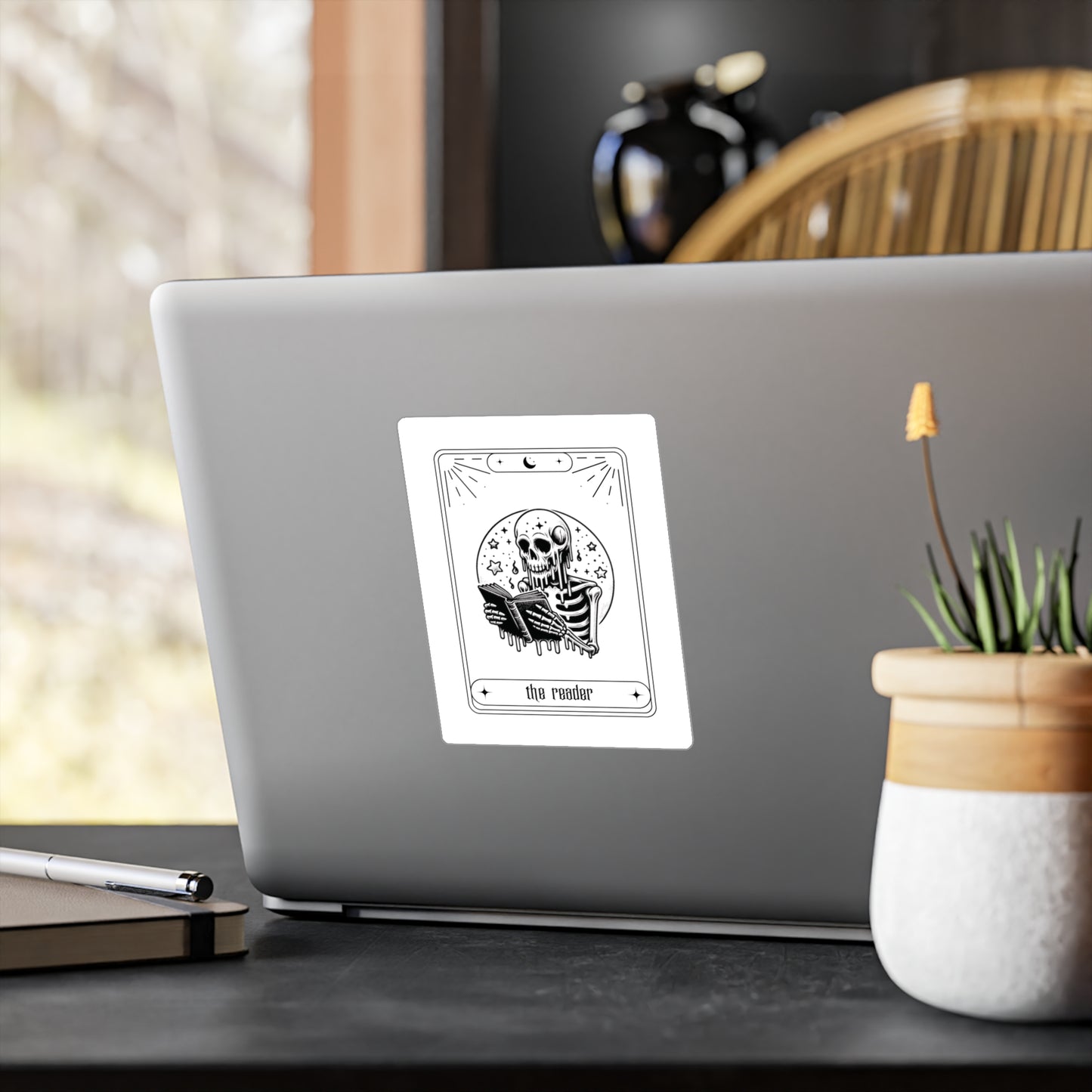 The Reader Tarot Card Decal