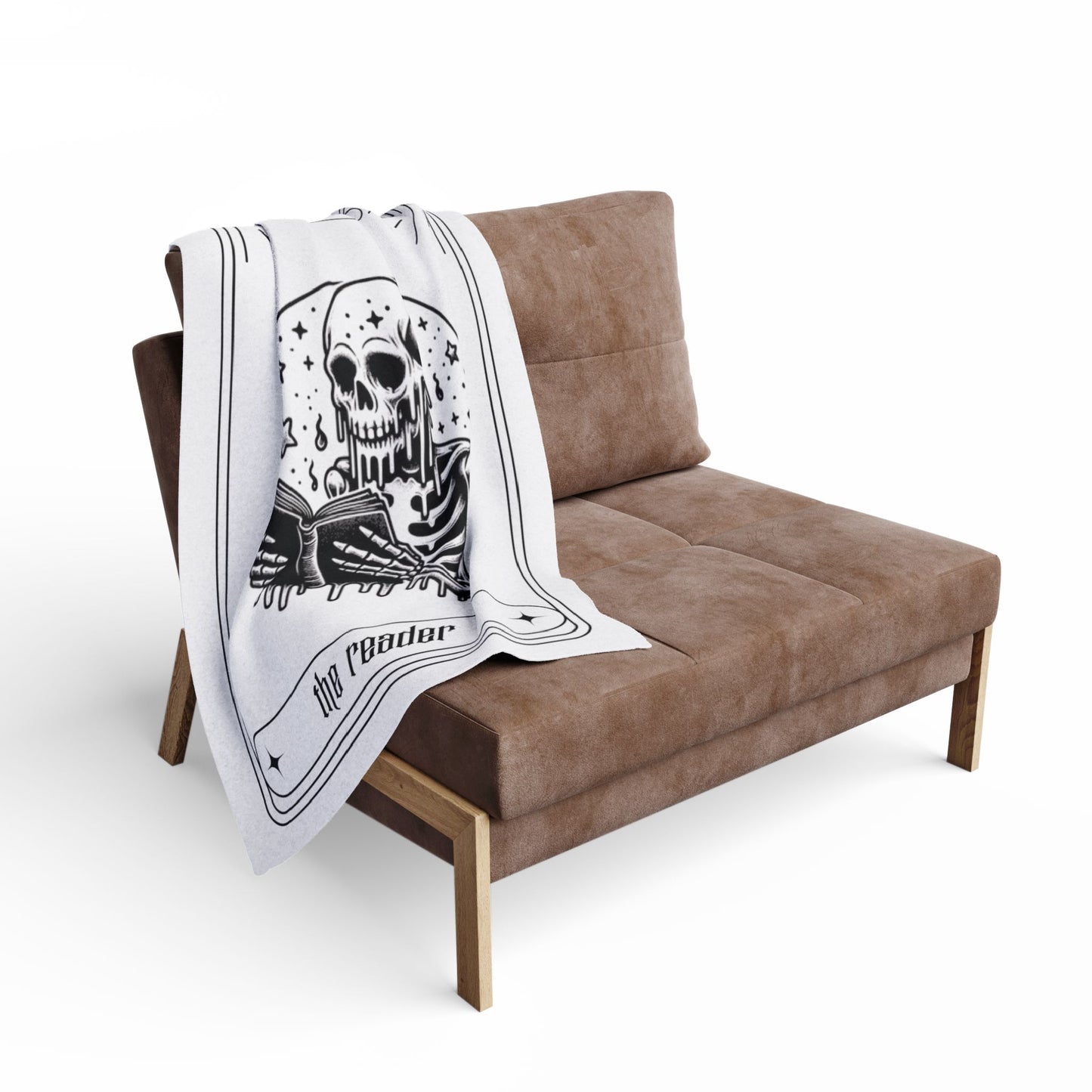 The Reader Tarot Card Blanket