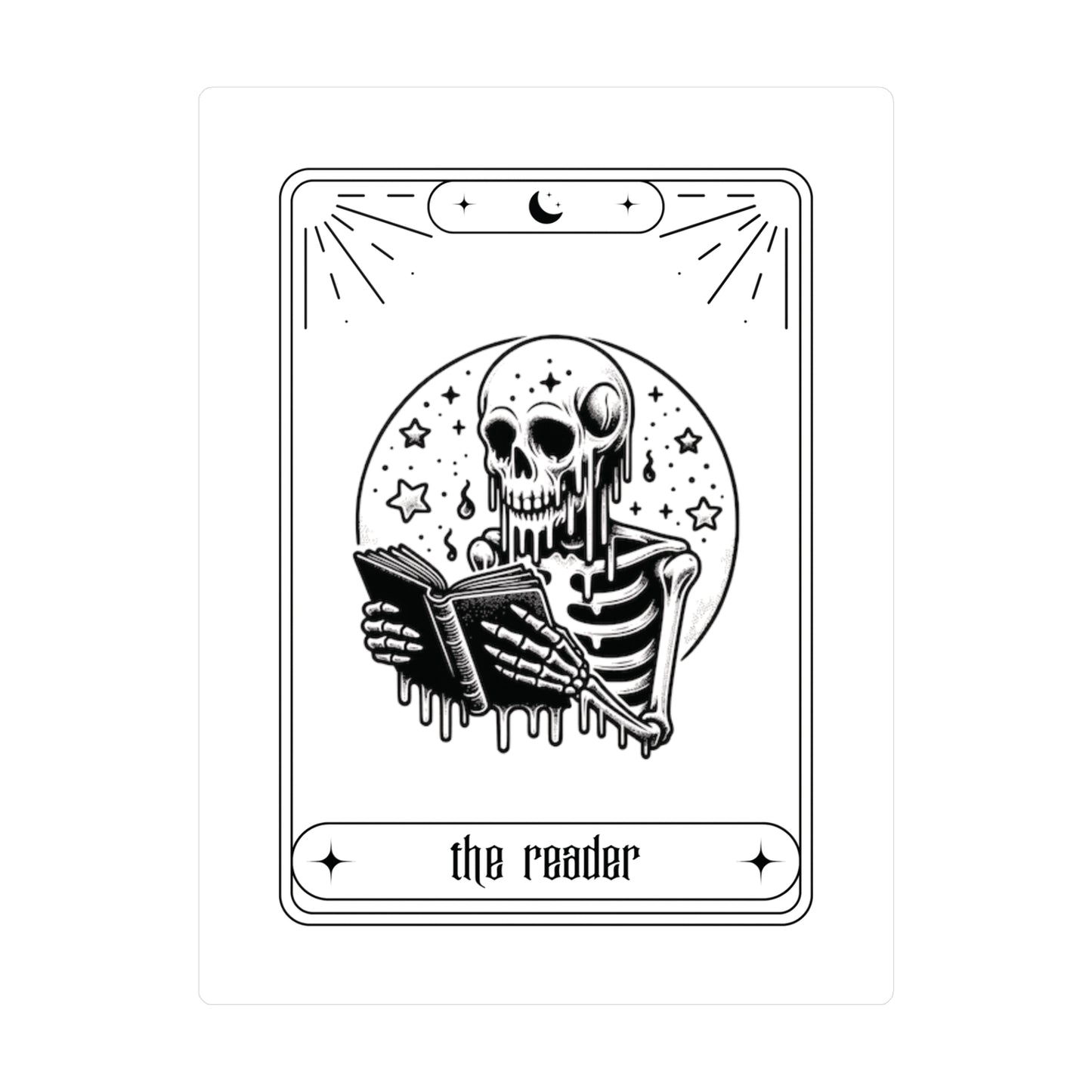The Reader Tarot Card Decal